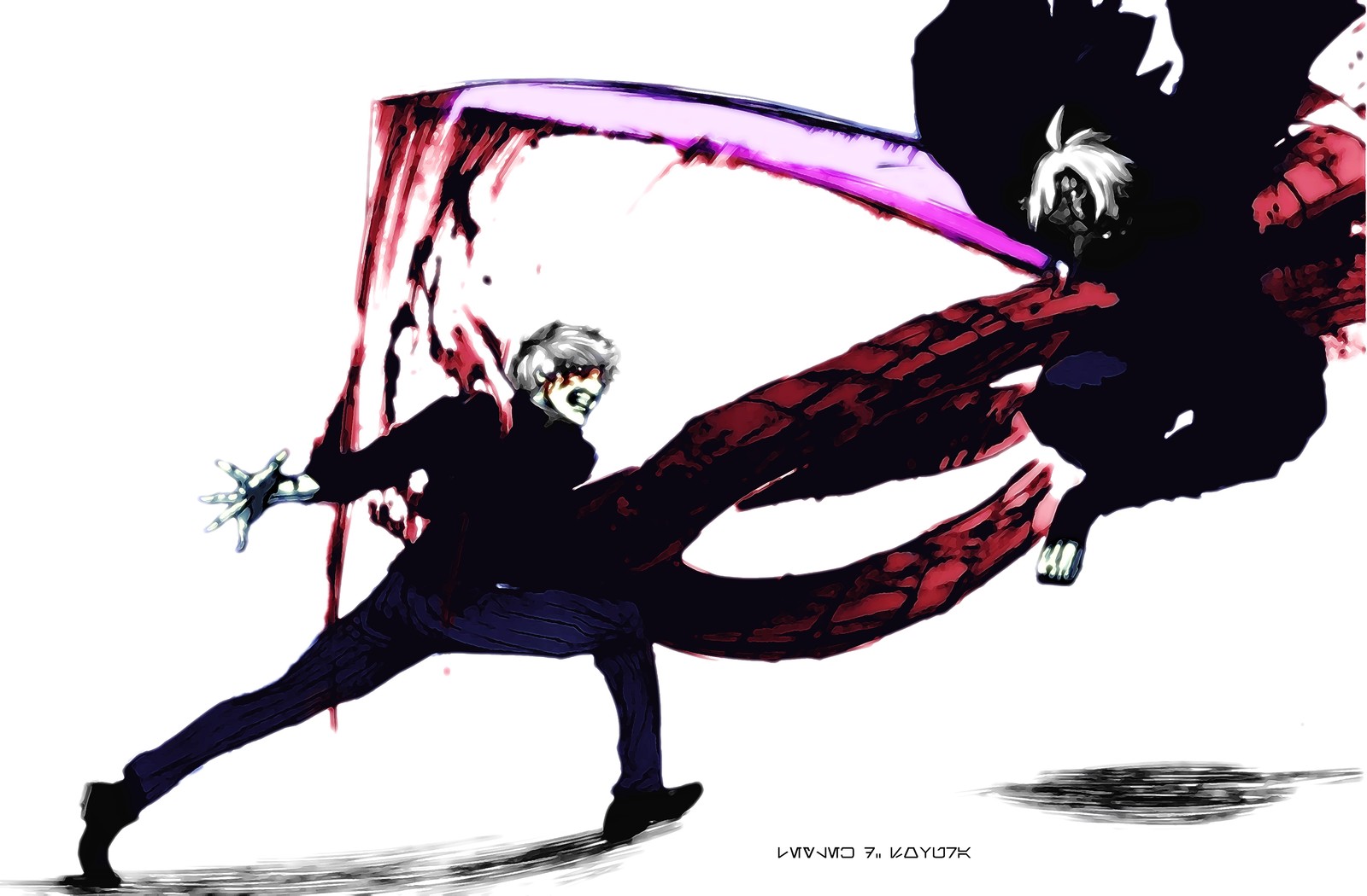 ken kaneki, tokyo ghoul, graphic design, illustration, graphics Download Wallpaper