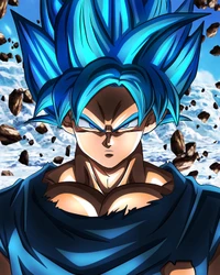 Goku in der Ultra-Instinkt-Form aus Dragon Ball Super