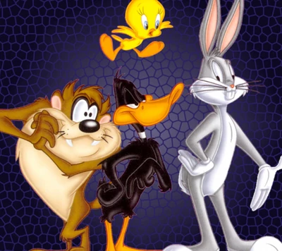 bugs bunny, dibujos animados, daffy, taz, tweety