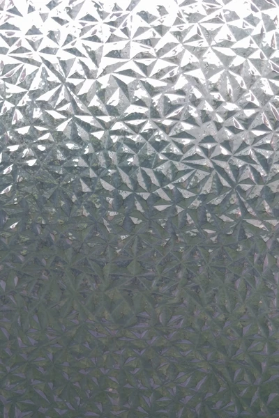 Textured Glass with Grey Reflection and Two-Tone Pattern