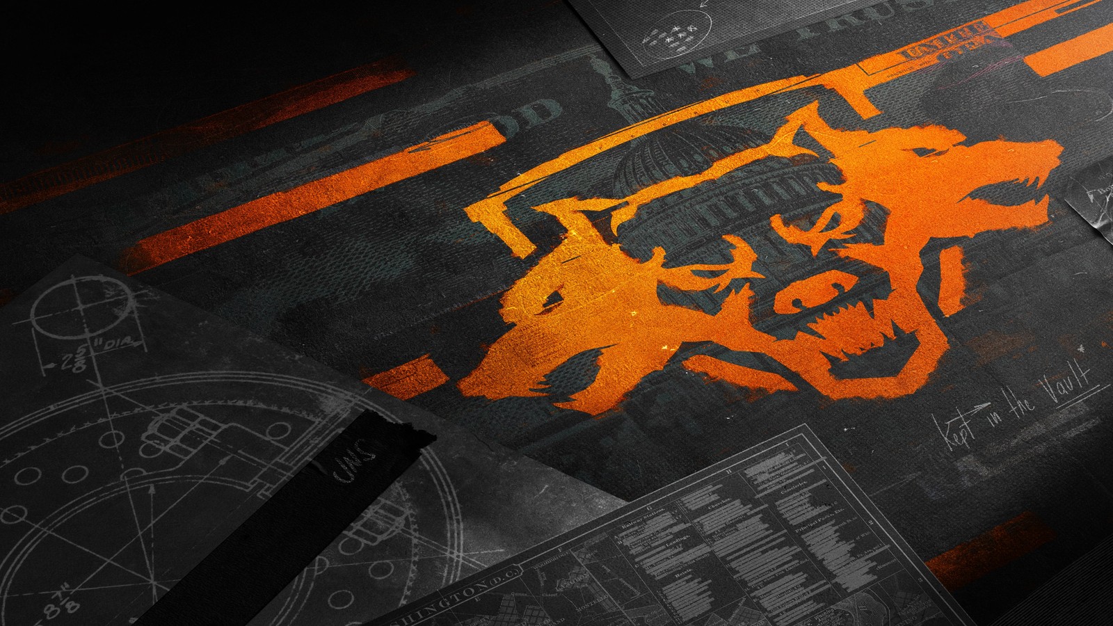 There is a tiger on the floor with a clock in the background (call of duty black ops 6, pc games, playstation 5, playstation 4, xbox one)