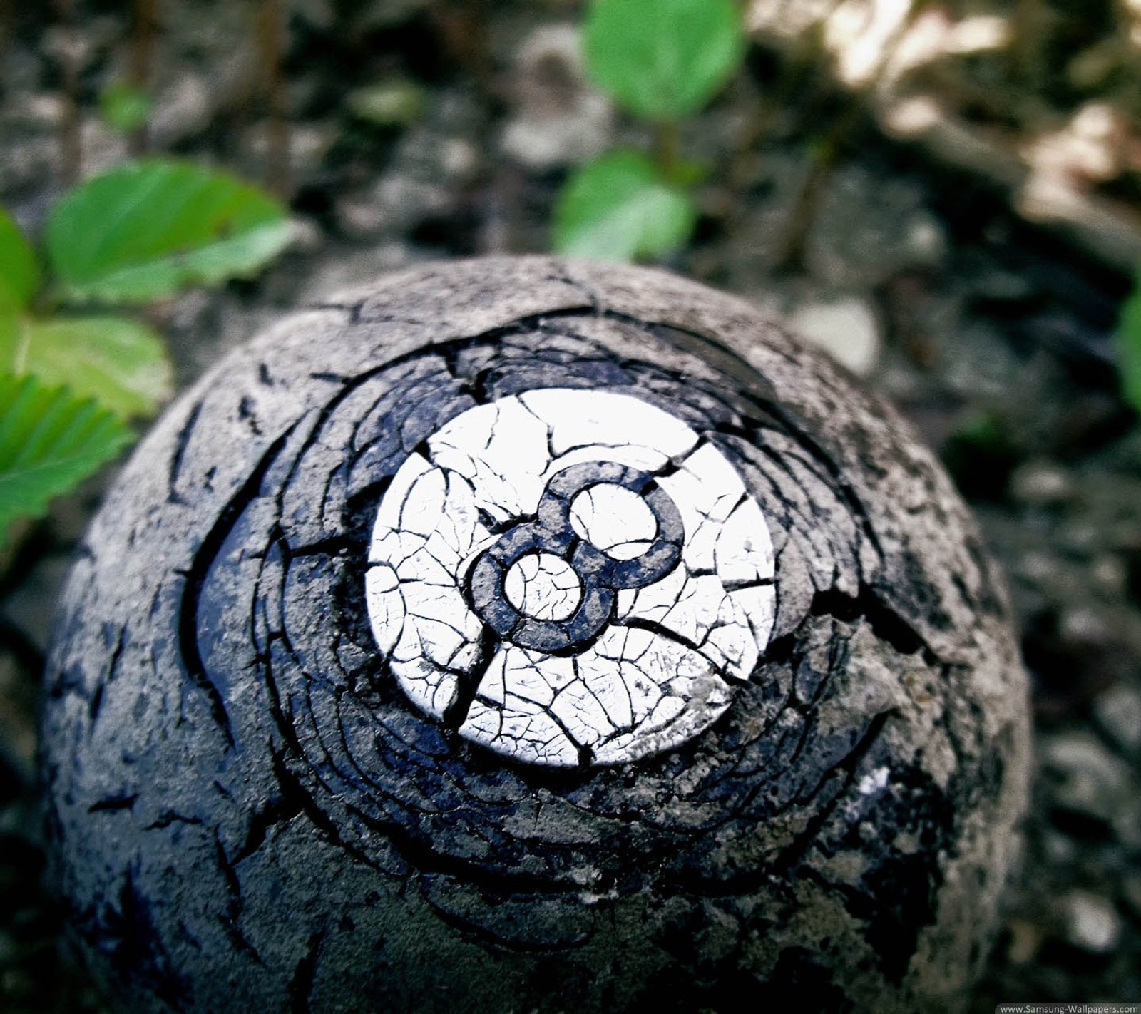 Descargar fondo de pantalla pelota, negro