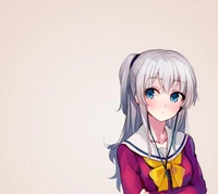 anime, charlotte, cute, minimalist, nao tomori