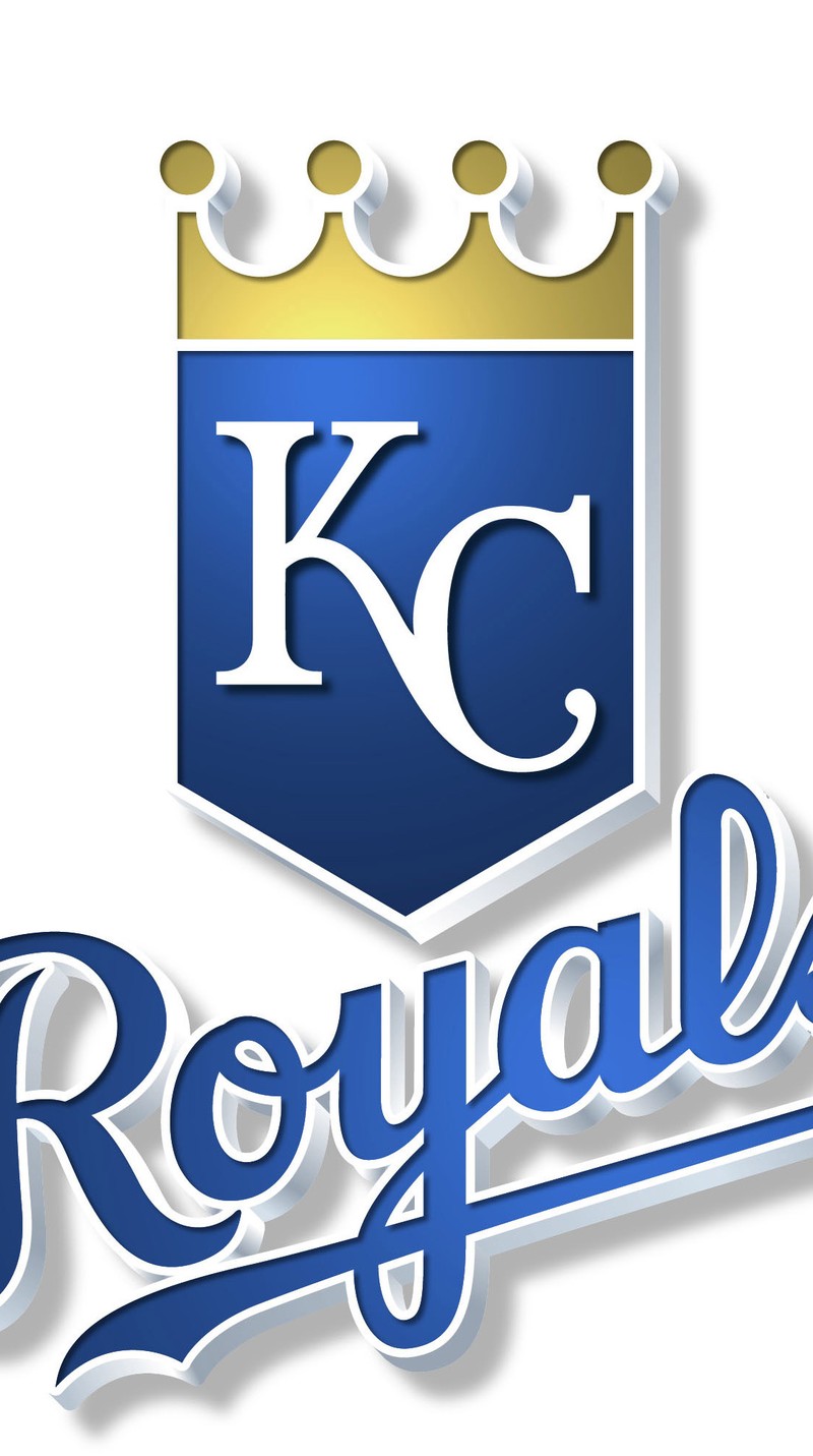 Логотип kansas royals с короной сверху (бейсбол, канзас сити, миссури, missouri, королевские)