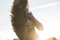 adidas, girl, tags wallpaper