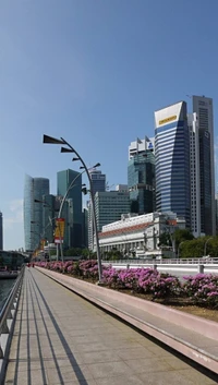 Vibrant Urban Landscape of Modern Singapore