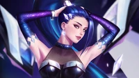 Elegant Kaisa: A Striking Art from League of Legends