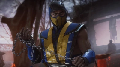 scorpion, mortal kombat 11, video game