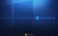 windows 10, microsoft windows, sistema operacional, azul, tecnologia