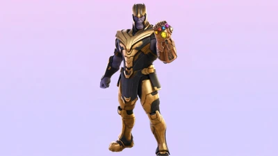 fortnite, jogo de vídeo, pele, thanos, marvel