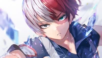 Shoto Todoroki: O poder dual do gelo e do fogo