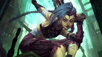 jinx, arcane series, tv series, arcane, netlfix wallpaper