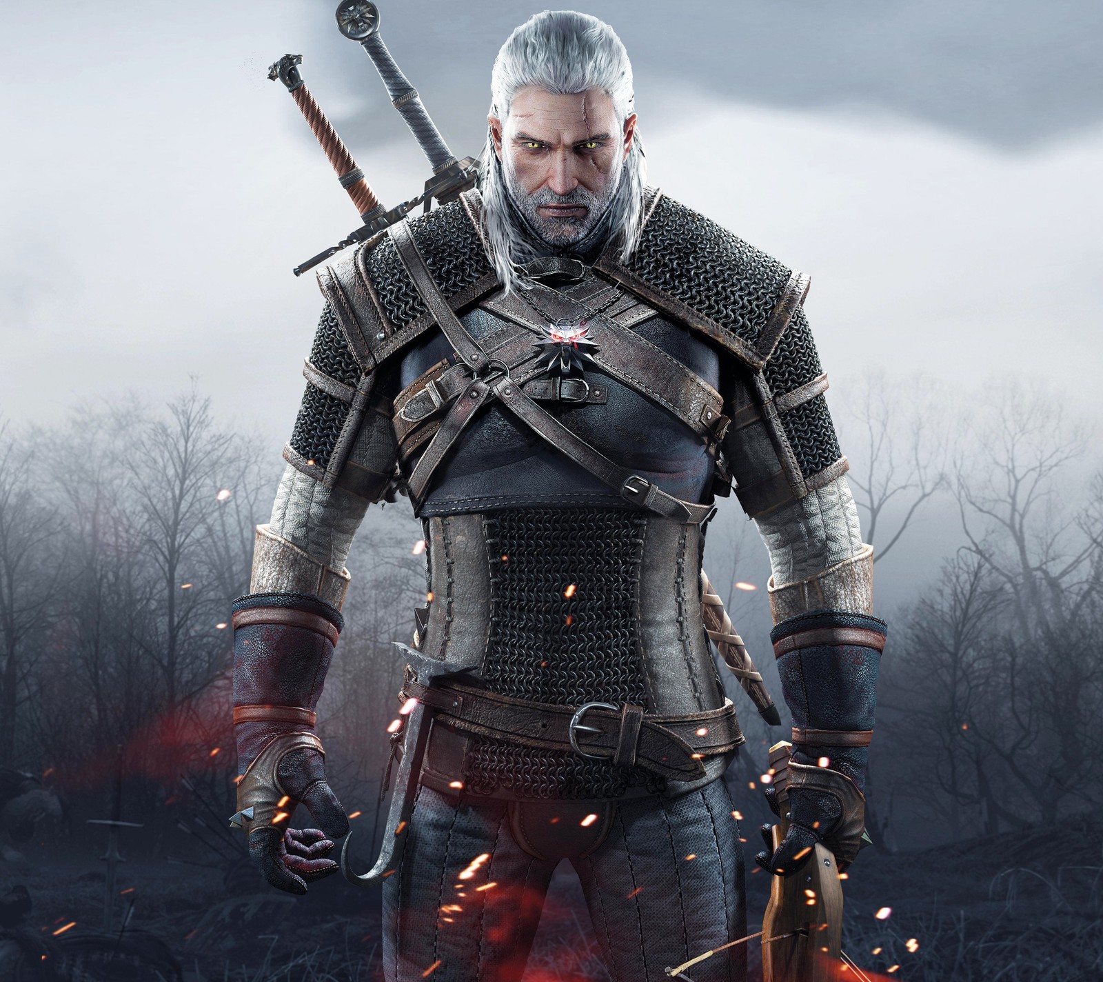 Скачать обои игра, игры, геральт, geralt, пк