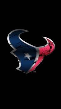 Houston Texans-Logo auf dunklem Hintergrund