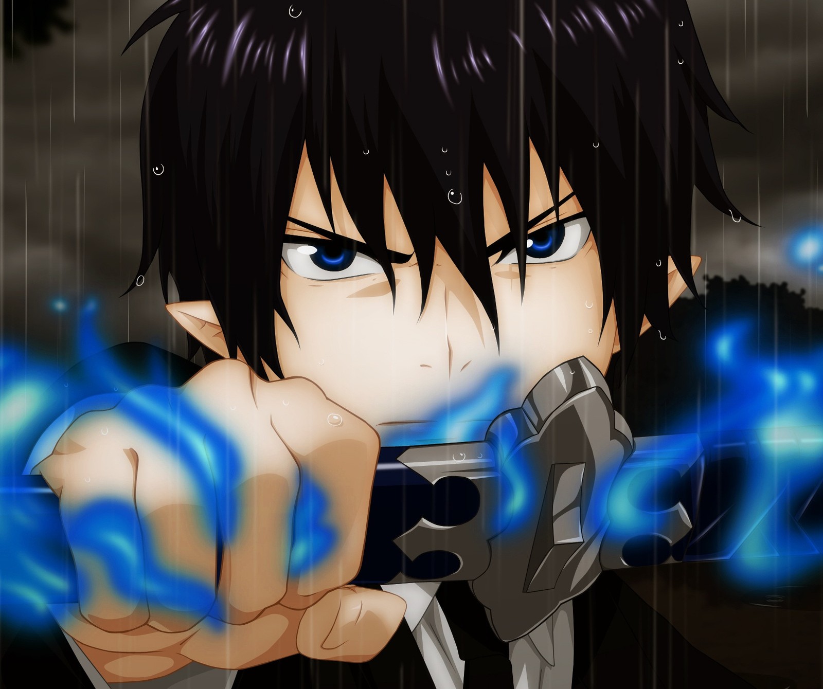 Baixar papel de parede ao no exercist, demônios, espadas, the blue exorcist