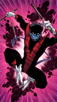 marvel, ночной паук, nightcrawler, икс мен