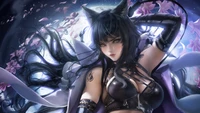 Blake Belladonna: Rätselhafte Kriegerin in Mondlicht Eleganz