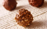 Delicious Chocolate Truffle Coated in Crunchy Hazelnut Pieces