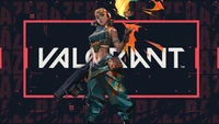 Raze de Valorant: Arte de juego dinámico en fondo de pantalla 4K