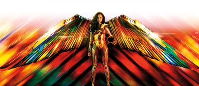 Wonder Woman 1984: Diana Prince with Majestic Wings in Vibrant Colors