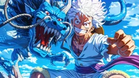 Luffy Transforms: Gear 5 Showdown Against Kaido in Stunning 5K Anime Art