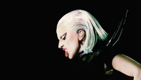 lady gaga, chromatica ball, live concert, black background, blackdark