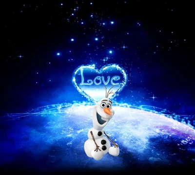 mignon, disney, frozen, cœur, amour