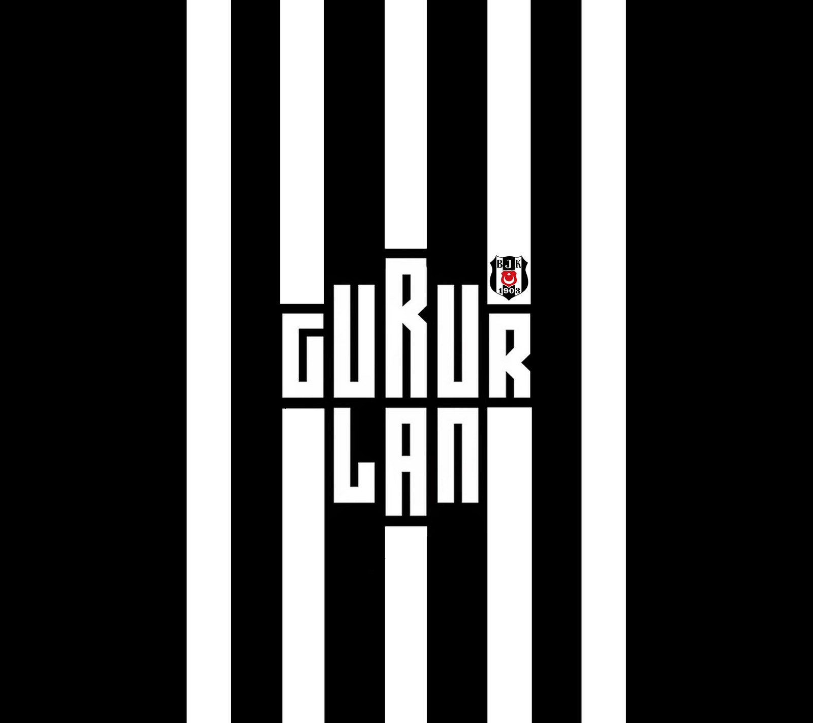 Ein schwarz-weißes logo mit einem roten und weißen streifen (besiktas, bjk, gururlan, kartal, turke)