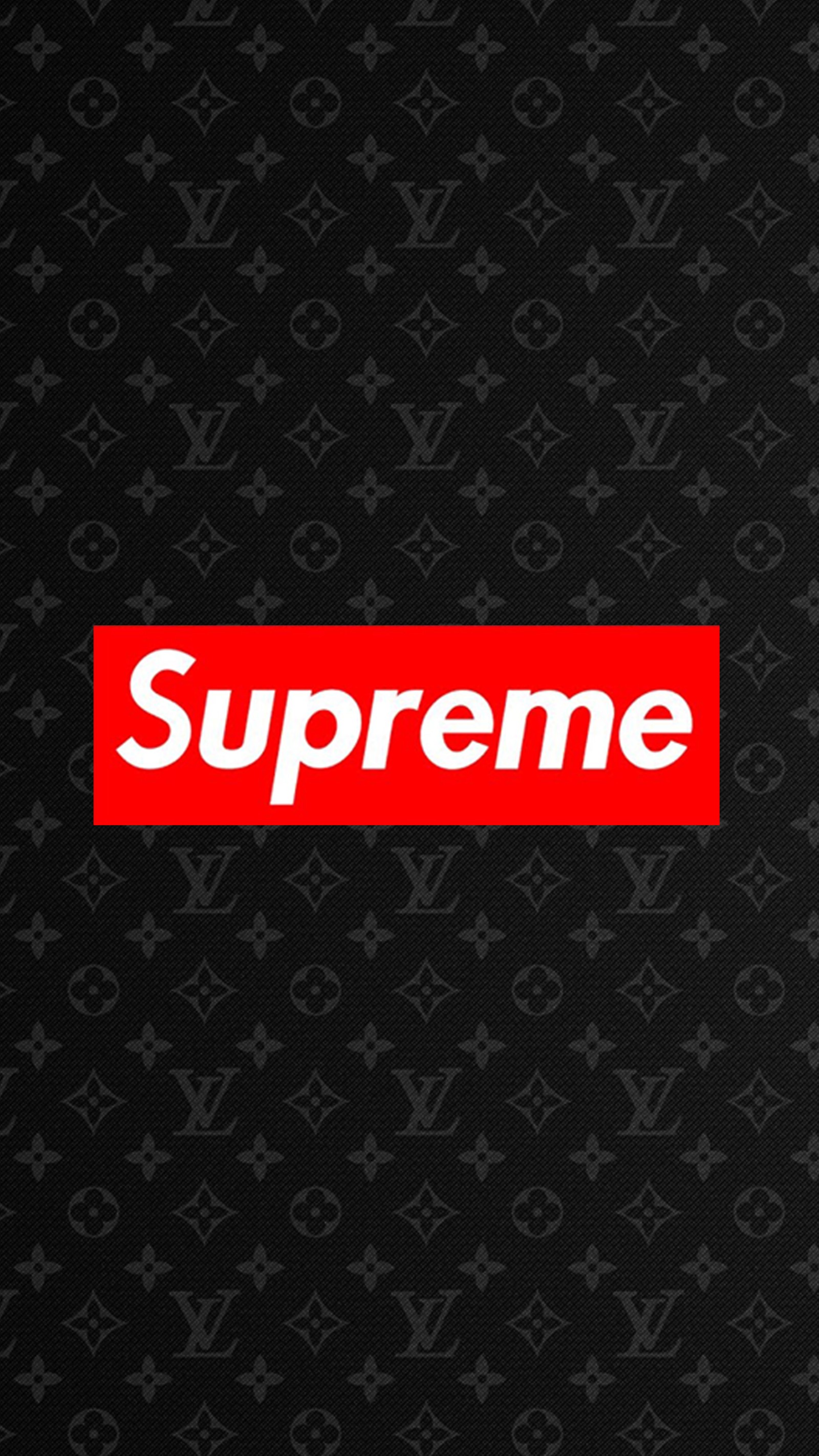 Скачать обои black lv, black supreme, lv, supreme, supreme x