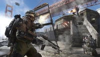 call of duty advanced warfare, multiplayer video game, pc game, soldier, military