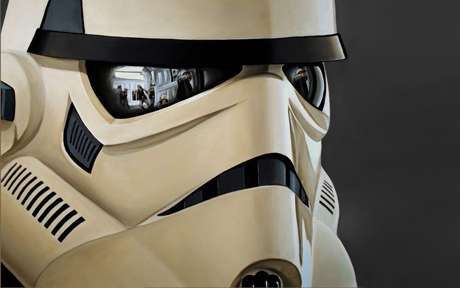 stormtrooper, star wars, helmet, headgear, art exhibition Download Wallpaper