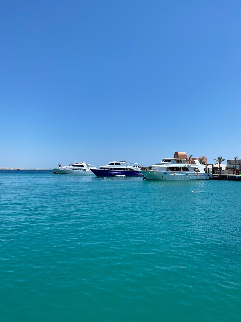 Лодки пришвартованы в воде рядом с пляжным курортом (море, водное судно, вода, водные ресурсы, лодка)