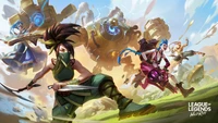 league of legends wild rift, lol wild rift, league of legends, lol, video game wallpaper