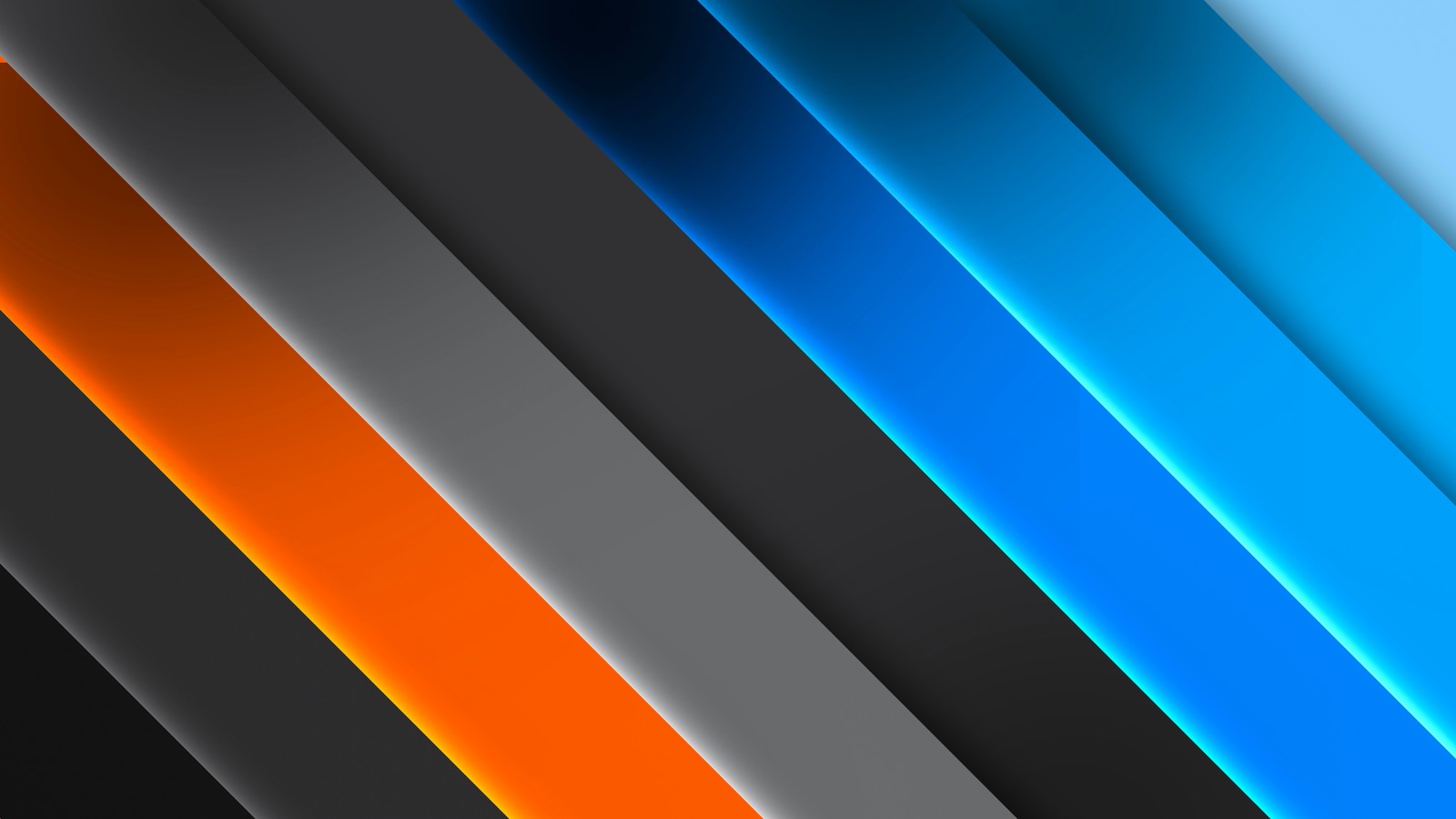 A close up of a colorful background with a black background (orange, colored, blue, grey, color scheme)