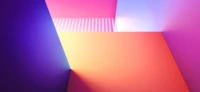 Colorful Geometric Gradients in Abstract Aesthetic Design