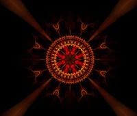 darkness, circle, symmetry, graphics, fractal art wallpaper