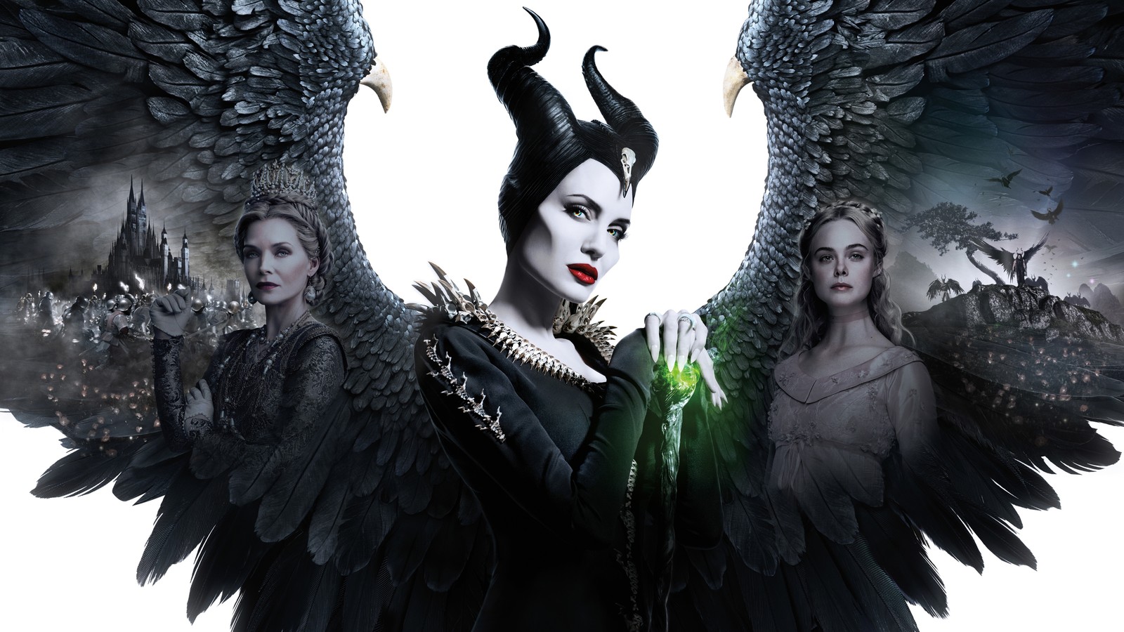 Lade maleficent 2, malefizent herrin des bösen, film, 2019, plakat Hintergrund herunter