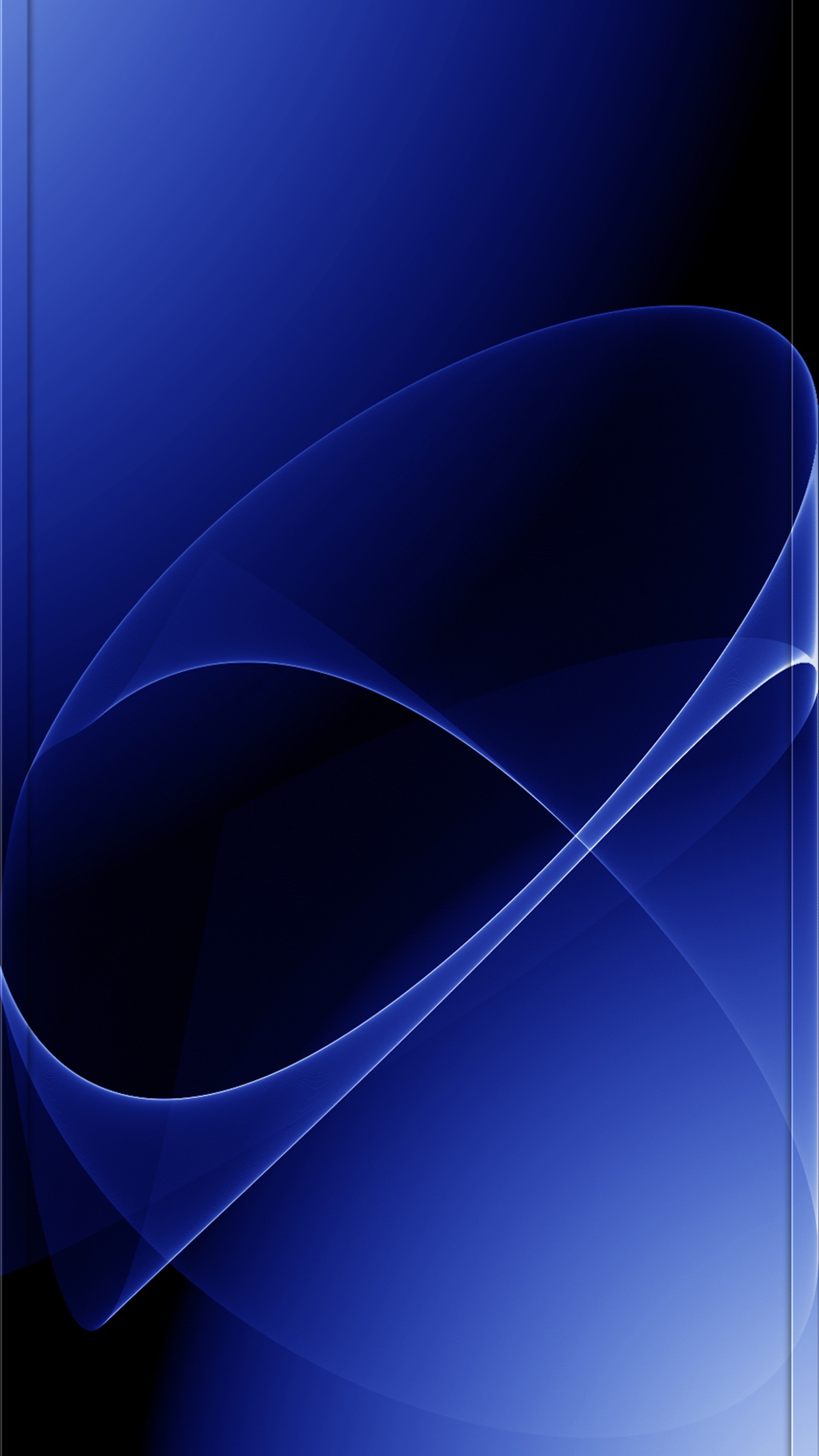 Un gros plan d'un téléphone portable sur un fond bleu (abstrait, bleu, s8edge)