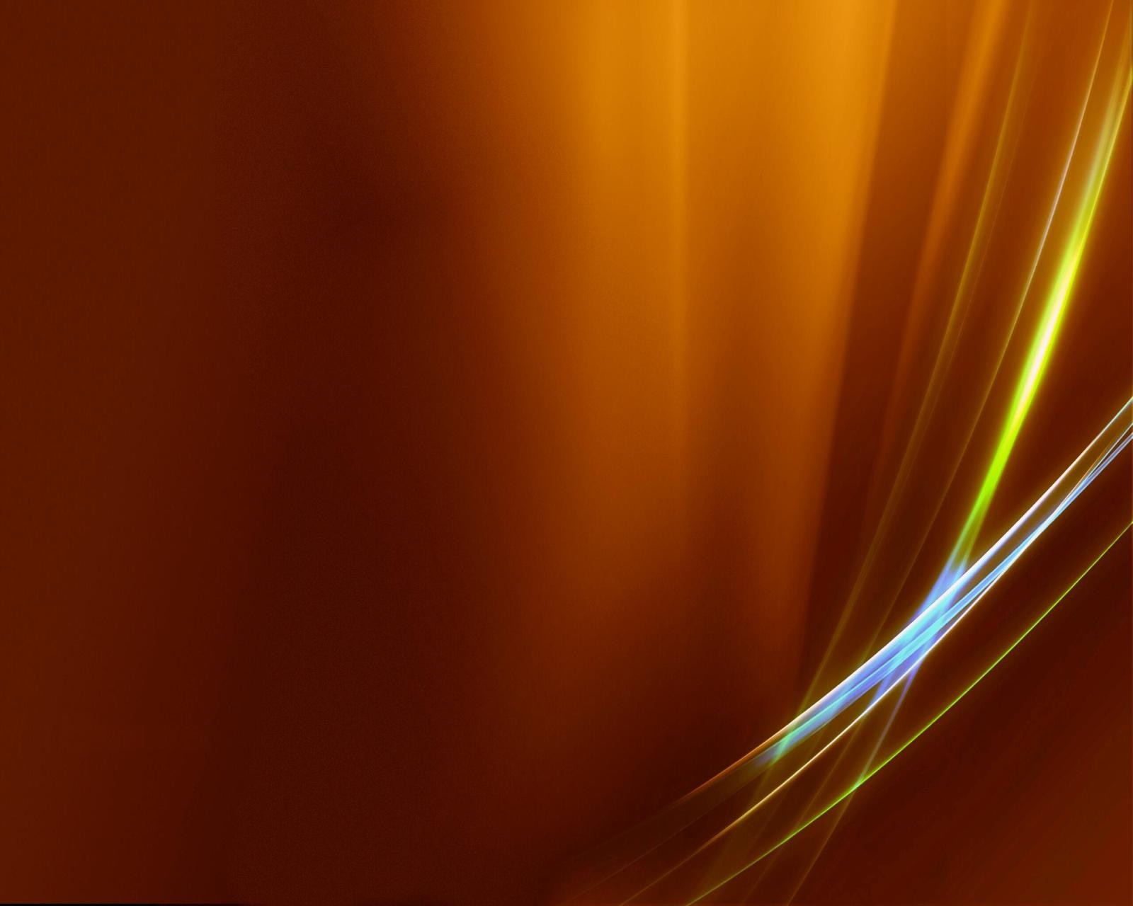 Abstract photograph of a blurry orange background with a blue and yellow stripe (abstract, gold)