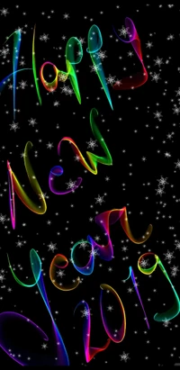 new year, 2019, happy, black, color wallpaper