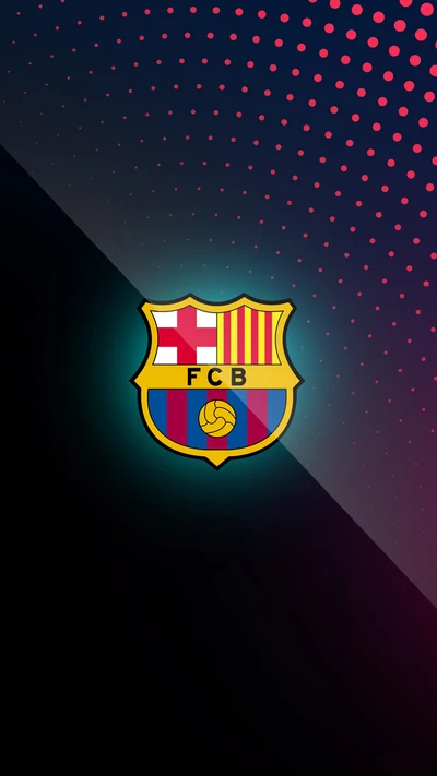 Fond d'écran du logo du FC Barcelone