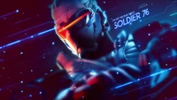 soldier 76, overwatch, video game wallpaper