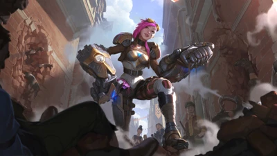 vi, lol, league of legends, legends of runeterra, видеоигра