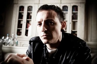 chester bennington, linkin park, music, audio, portrait wallpaper