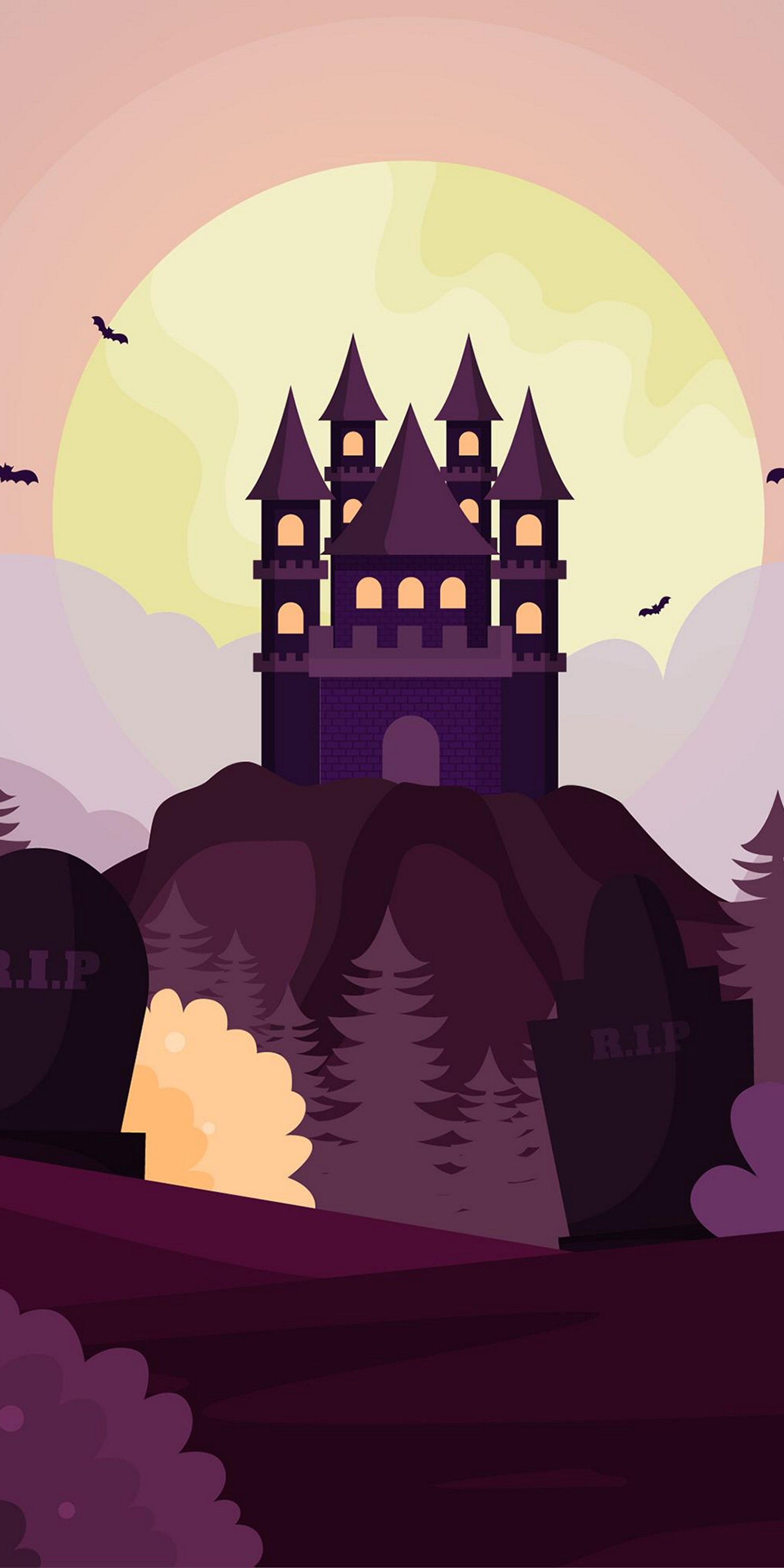 Hay un castillo con una torre en una colina con un lago (caricatura, diseño, gráficos, cartel, artes visuales)