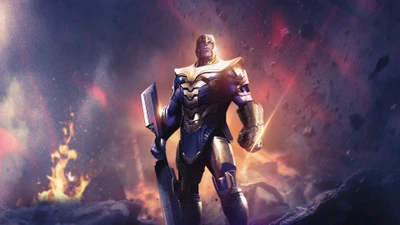 Thanos se erige triunfante en medio del caos en Vengadores: Fin del Juego