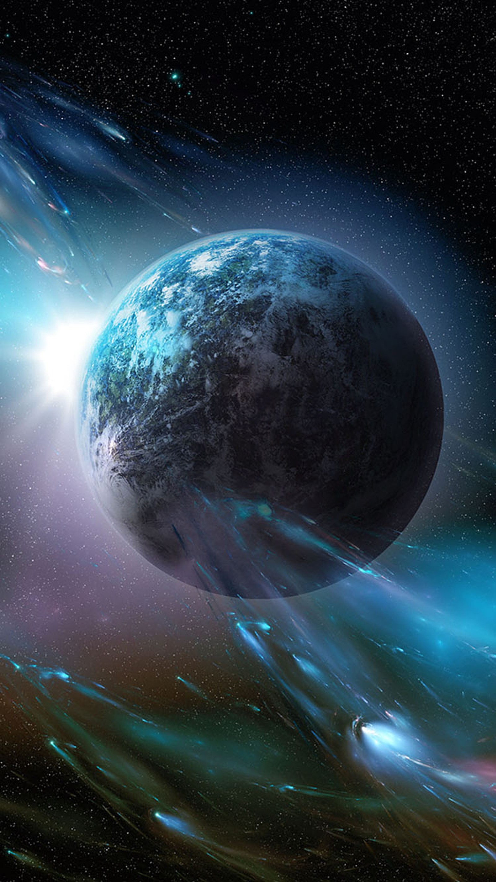 Lade planet, solar Hintergrund herunter