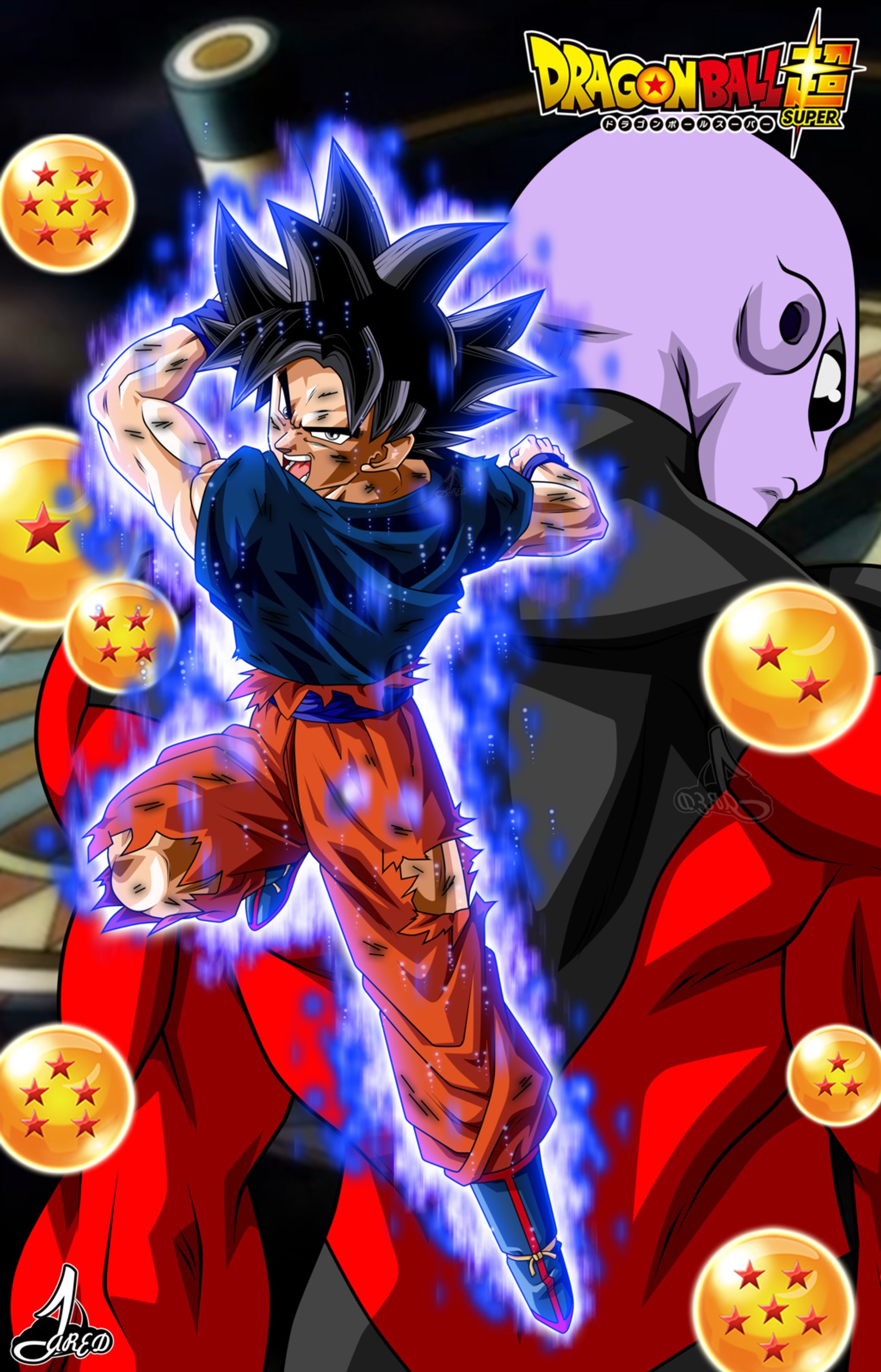 Fonds d'écran dragon ball z (goku, jiren)