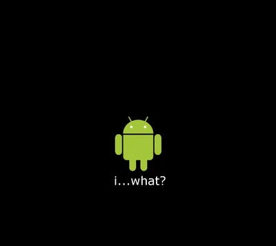 Personagem android confuso: 'Eu...o que?