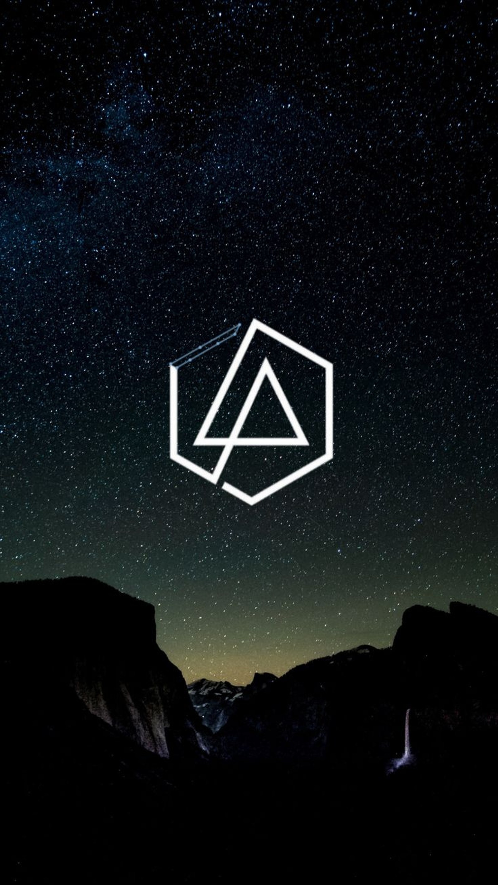 linkin park, logo, music, night, rock wallpaper